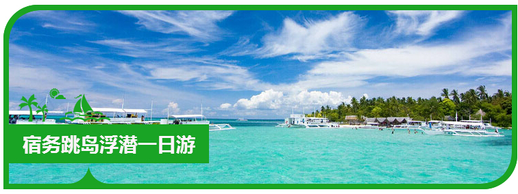 宿雾跳岛浮潜一日游